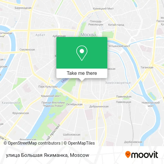 улица Большая Якиманка map