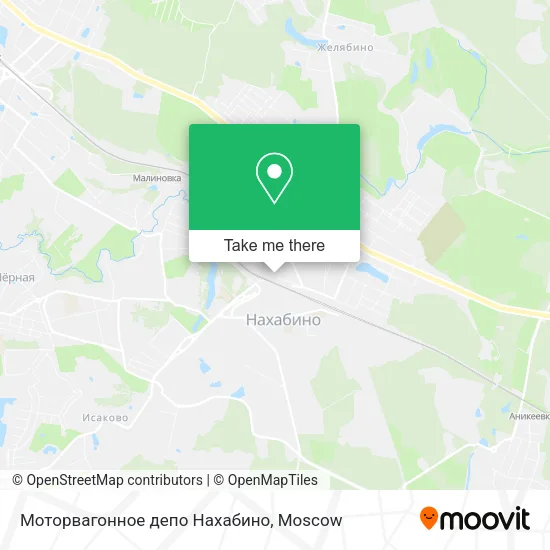 Моторвагонное депо Нахабино map