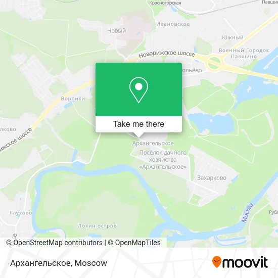Архангельское map