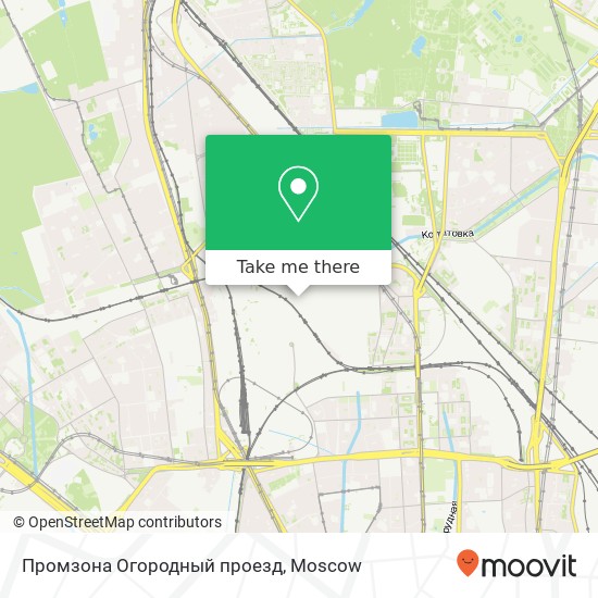 Промзона Огородный проезд map