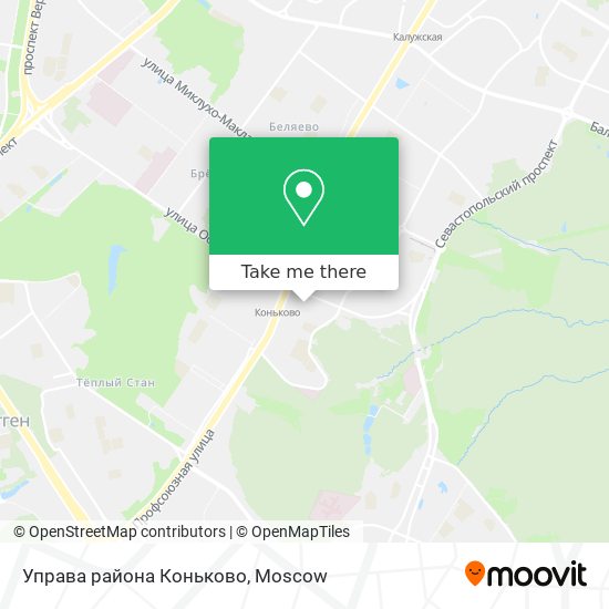 Управа района Коньково map