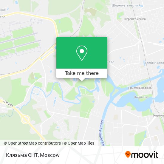 Клязьма СНТ map