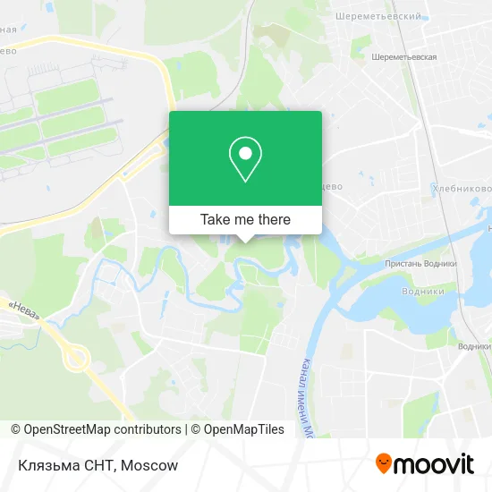 Клязьма СНТ map