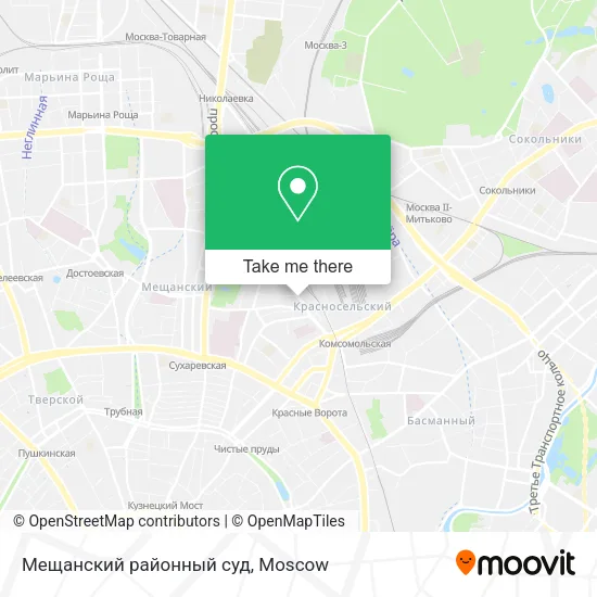Мещанский районный суд map