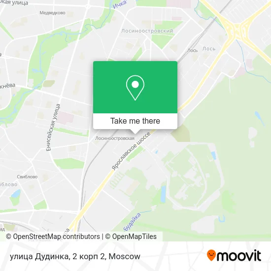 улица Дудинка, 2 корп 2 map