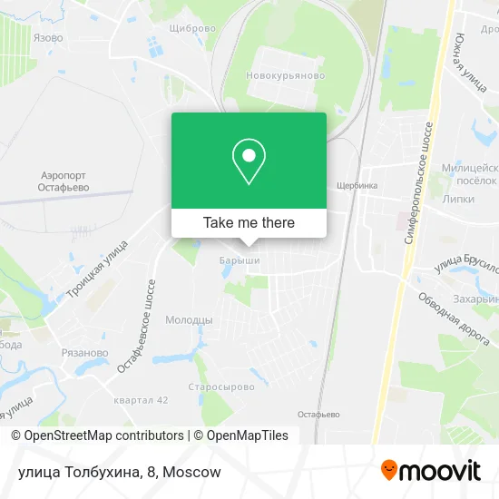 улица Толбухина, 8 map