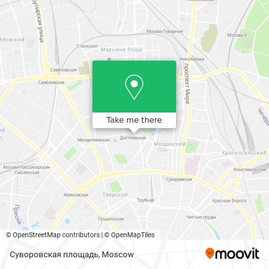 Суворовская площадь map