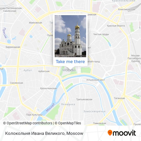 Колокольня Ивана Великого map