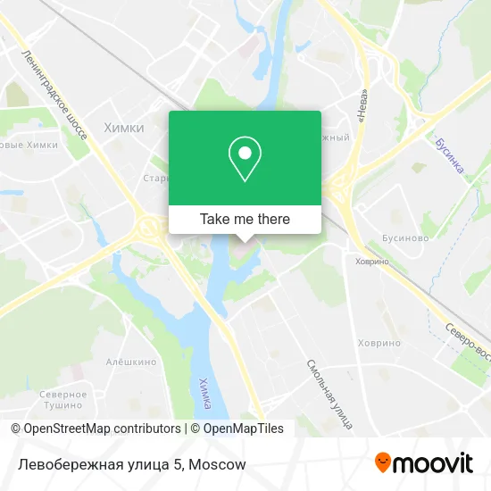 Левобережная улица 5 map