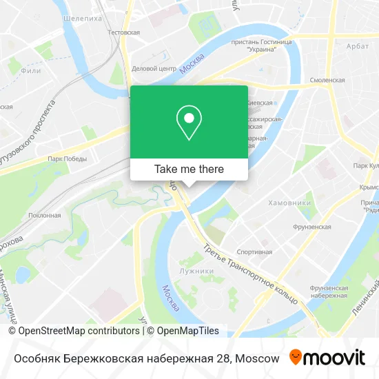 Особняк Бережковская набережная 28 map