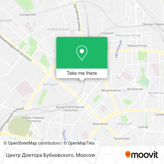 Центр Доктора Бубновского map