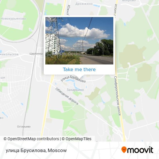 улица Брусилова map
