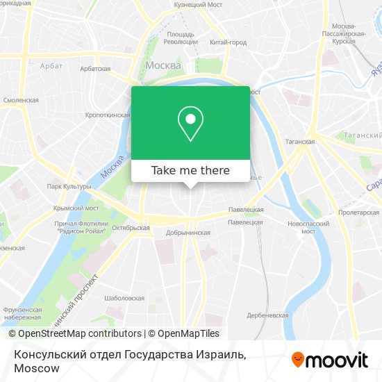 Консульский отдел Государства Израиль map