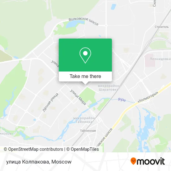 улица Колпакова map