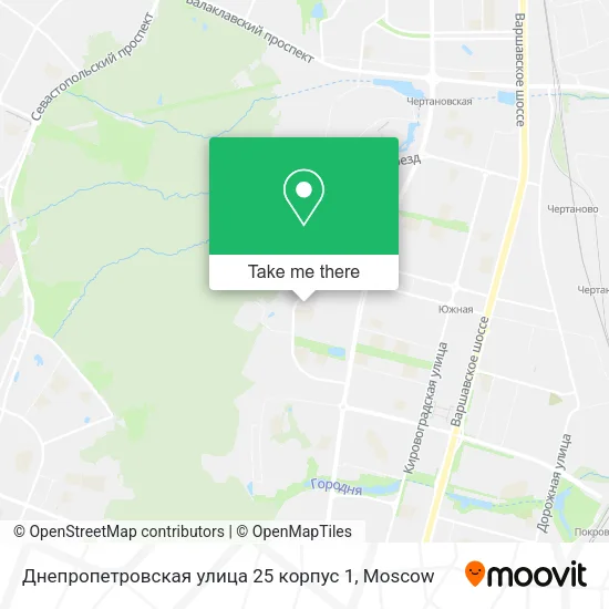 Днепропетровская улица 25 корпус 1 map