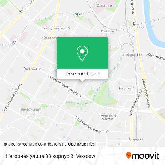 Нагорная улица 38 корпус 3 map