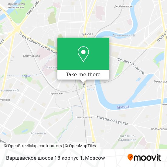 Варшавское шоссе 18 корпус 1 map