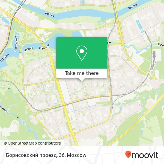 Борисовский проезд, 36 map