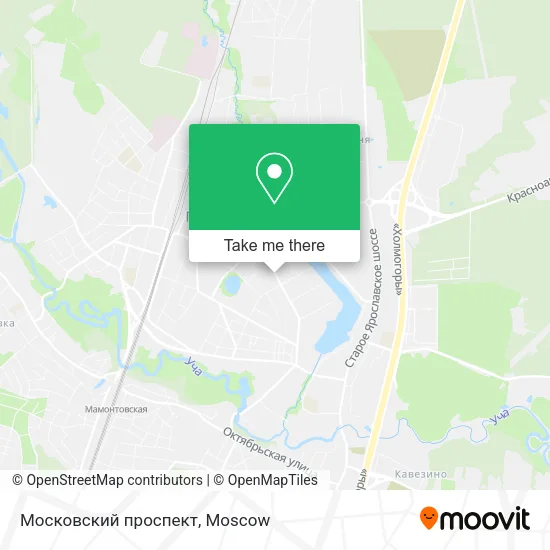 Московский проспект map