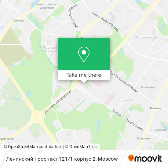 Ленинский проспект 121 / 1 корпус 2 map