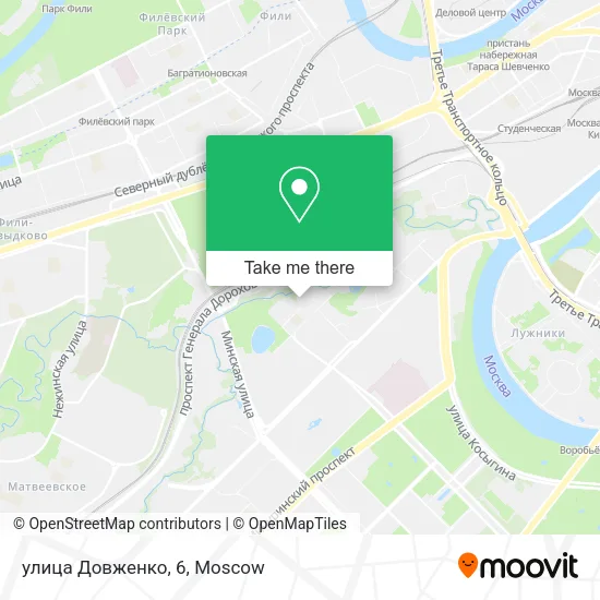 улица Довженко, 6 map