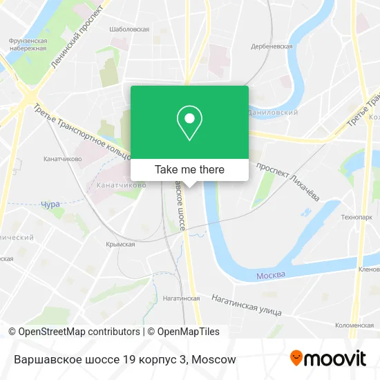 Варшавское шоссе 19 корпус 3 map