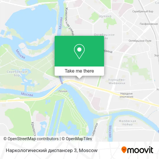 Наркологический диспансер 3 map