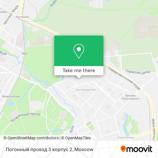 Погонный проезд 3 корпус 2 map