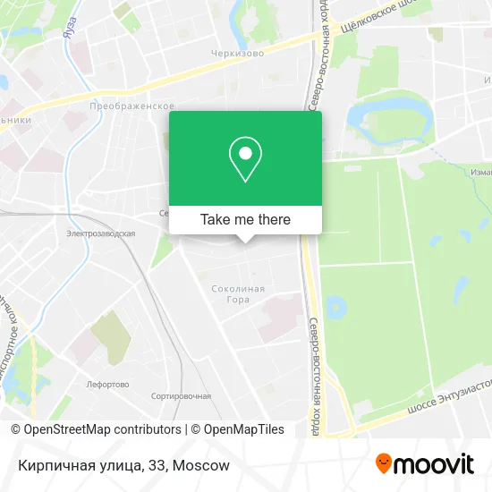 Кирпичная улица, 33 map