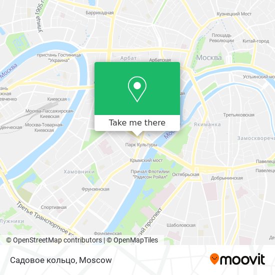 Садовое кольцо map