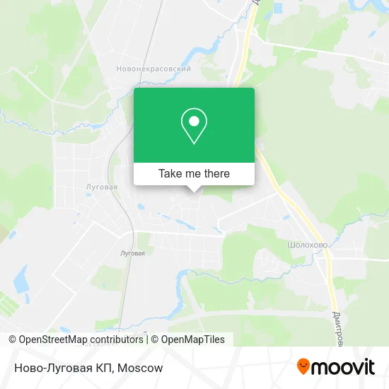 Ново-Луговая КП map