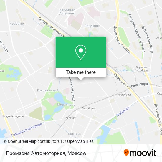 Промзона Автомоторная map