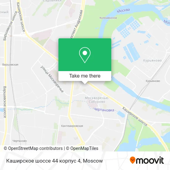 Каширское шоссе 44 корпус 4 map