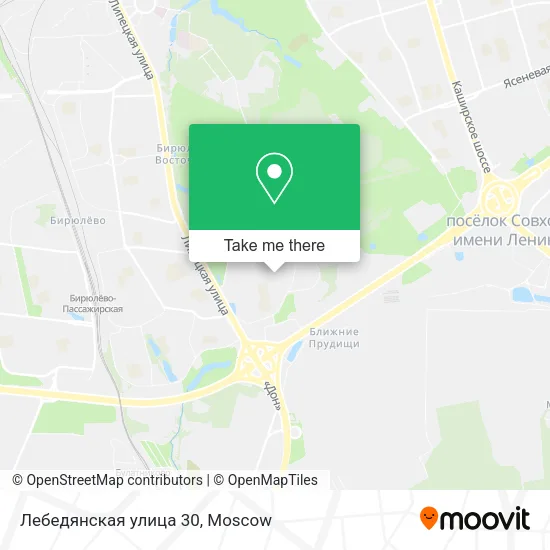 Лебедянская улица 30 map