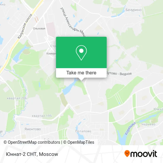 Юннат-2 СНТ map