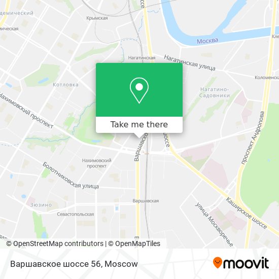 Варшавское шоссе 56 map