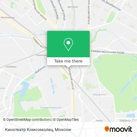 Кинотеатр Комсомолец map