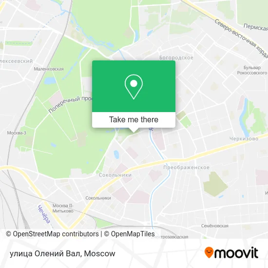 улица Олений Вал map