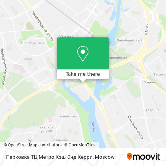 Парковка ТЦ Метро Кэш Энд Керри map