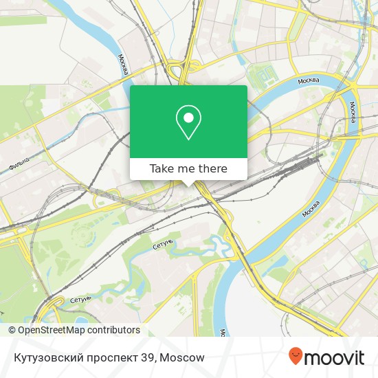 Кутузовский проспект 39 map