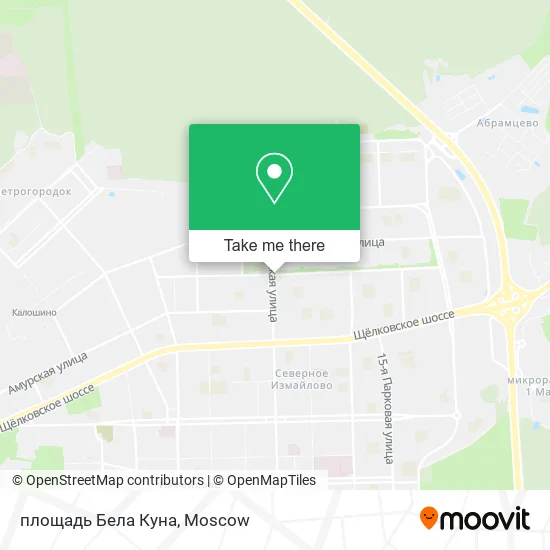 площадь Бела Куна map