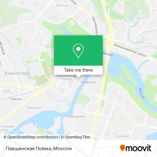 Павшинская Пойма map