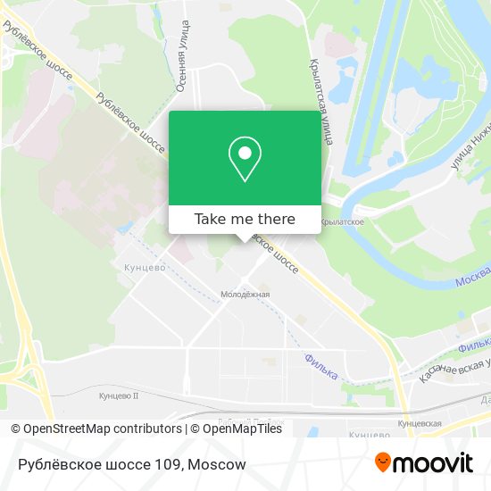 Карта г москва рублевское шоссе 135