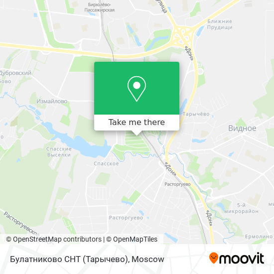 Булатниково СНТ (Тарычево) map