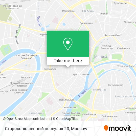 Староконюшенный переулок 23 map
