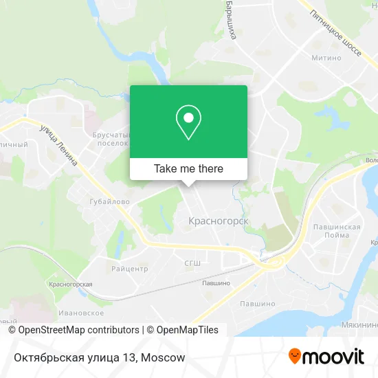 Октябрьская улица 13 map
