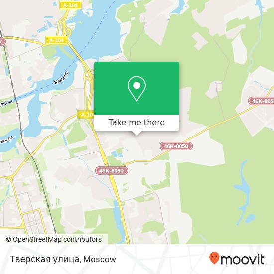 Тверская улица map