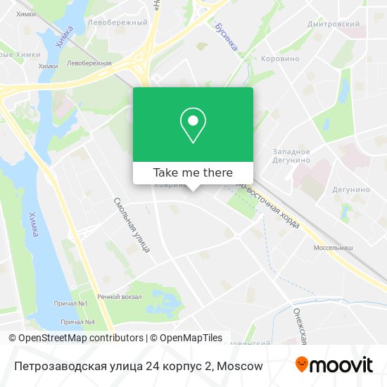 Петрозаводская улица 24 корпус 2 map