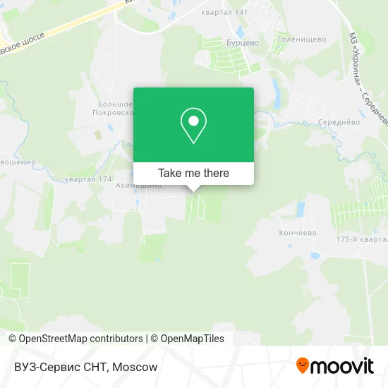 ВУЗ-Сервис СНТ map