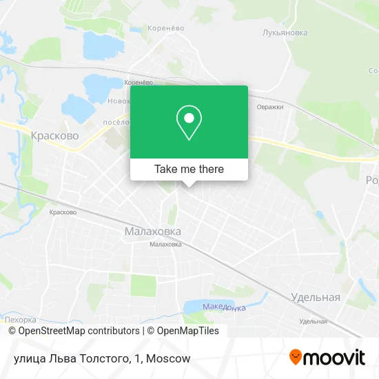 улица Льва Толстого, 1 map